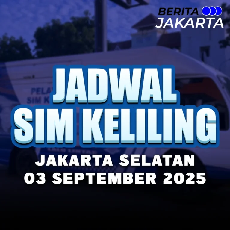 jadwal sim keliling jakarta selatan